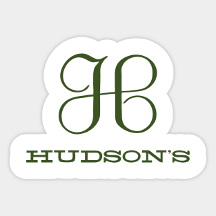 Hudson's. Department Store. Detroit Sticker